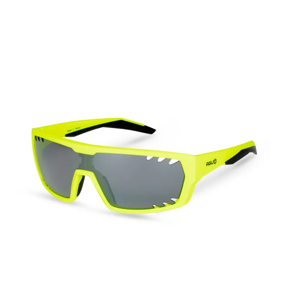 AGU Beam Solglasögon, Fluo yellow, Smoke Grey/CAT3