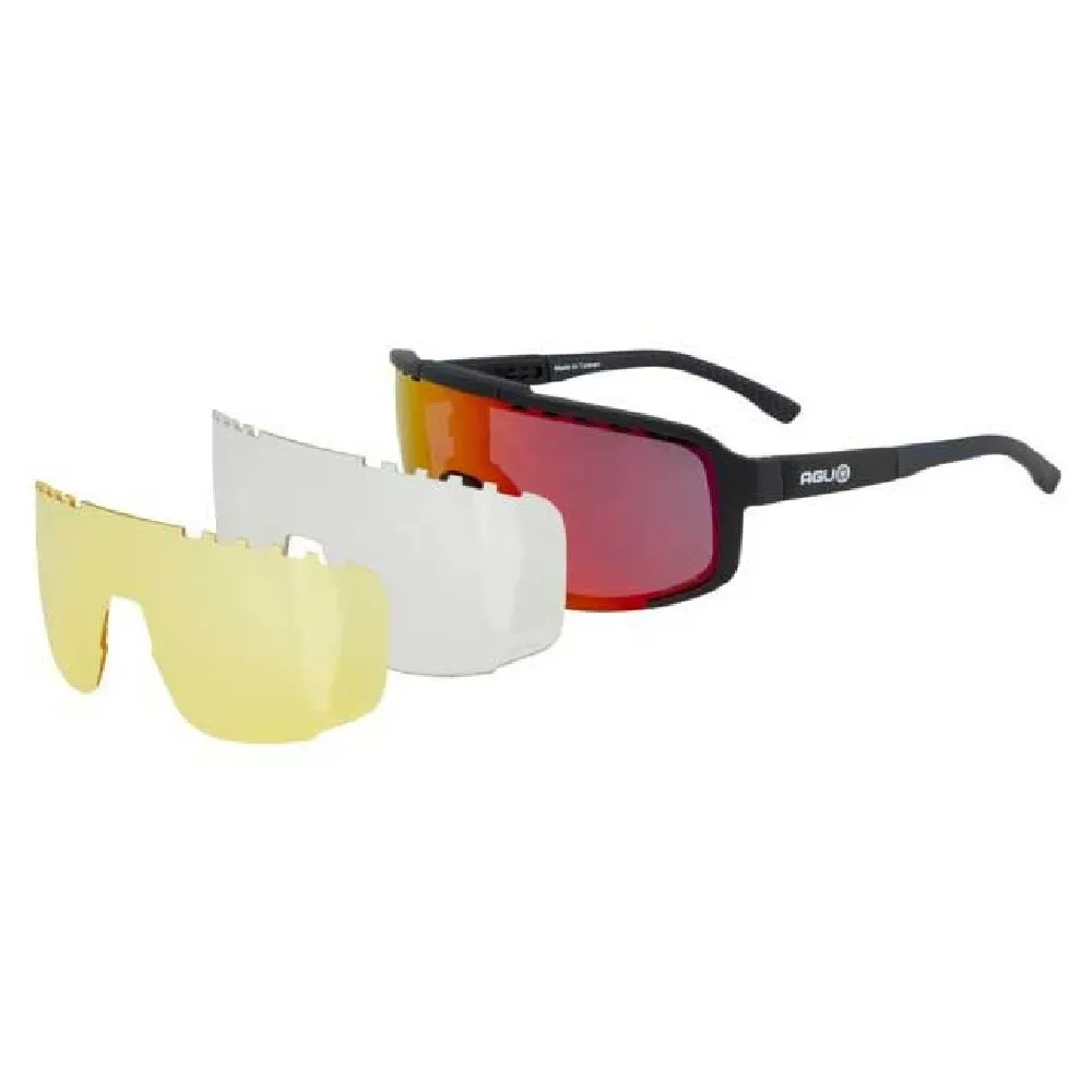 AGU Bold 2.0 Solglasögon, Black, Red Lens/CAT3 AGU Bold 2.0 Solglasögon, Black, Red Lens/CAT3