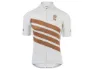 AGU Classic cykeltröja vit/guld herr, Vit, XL