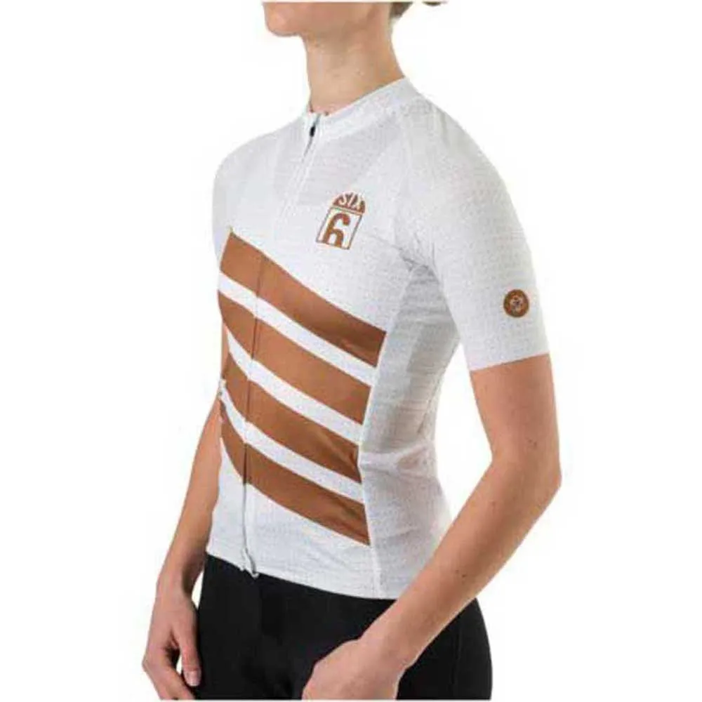 AGU Classic Six6 Korta ärmar Cykeltröja, Heritage white, XL