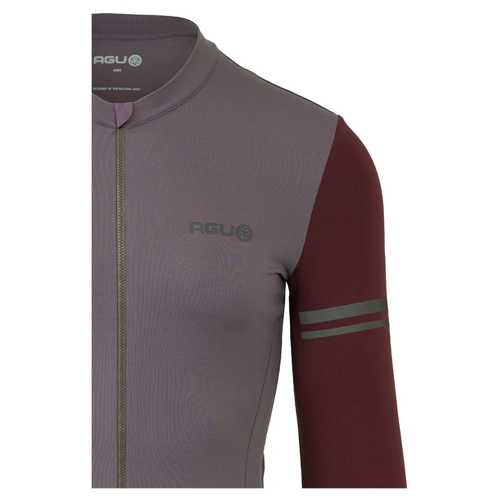 AGU Colorblock Performance Långärmad Trikå