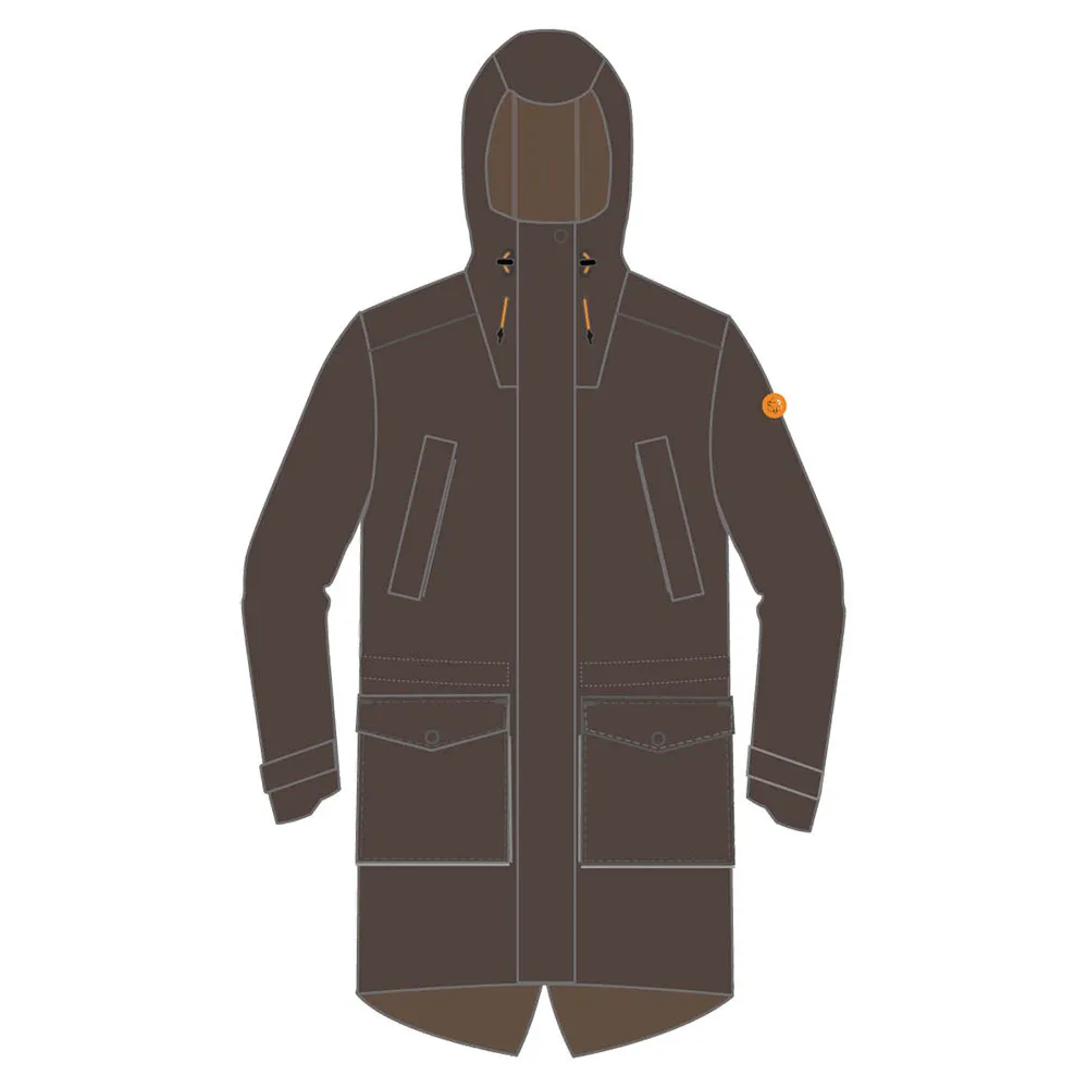 AGU Fishtail Parka, Chocolate brown
