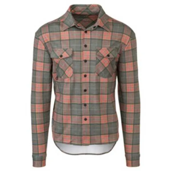 AGU Flannel Venture Skjorta Med Långa ärmar, Orange, XXL
