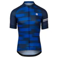 AGU Grainy Stripe Essential Korta ärmar Cykeltröja