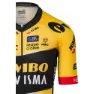 AGU Jumbo-visma Premium Replica 2023 Korta ärmar Cykeltröja, Black / yellow