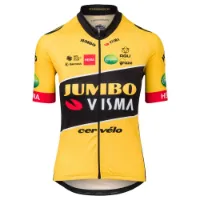 AGU Jumbo-visma Replica 2022 Korta ärmar Cykeltröja