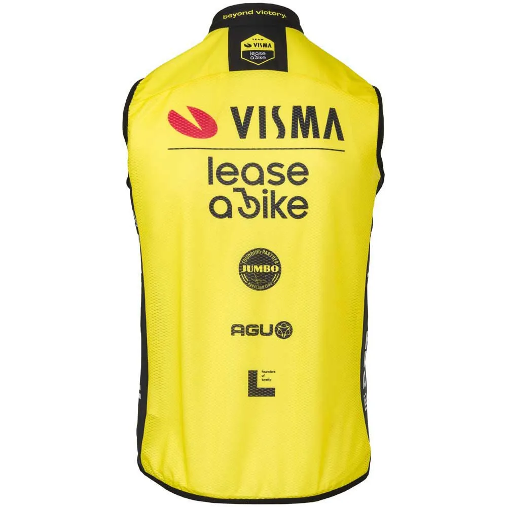 AGU Replica Visma | Lease A Bike 2024 Väst, Black / yellow