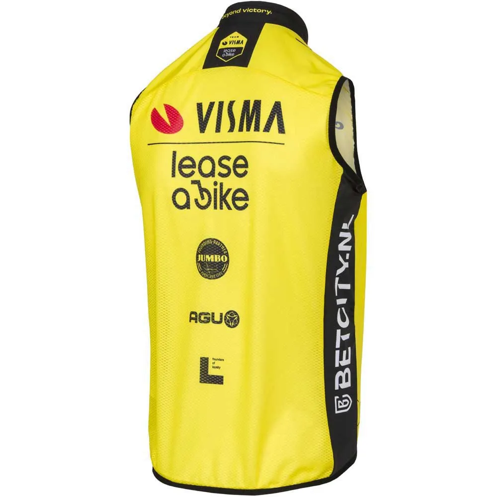 AGU Replica Visma | Lease A Bike 2024 Väst, Black / yellow