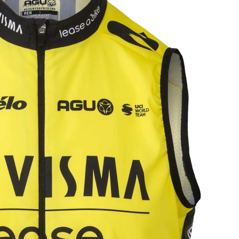 AGU Replica Visma | Lease A Bike 2024 Väst, Black / yellow
