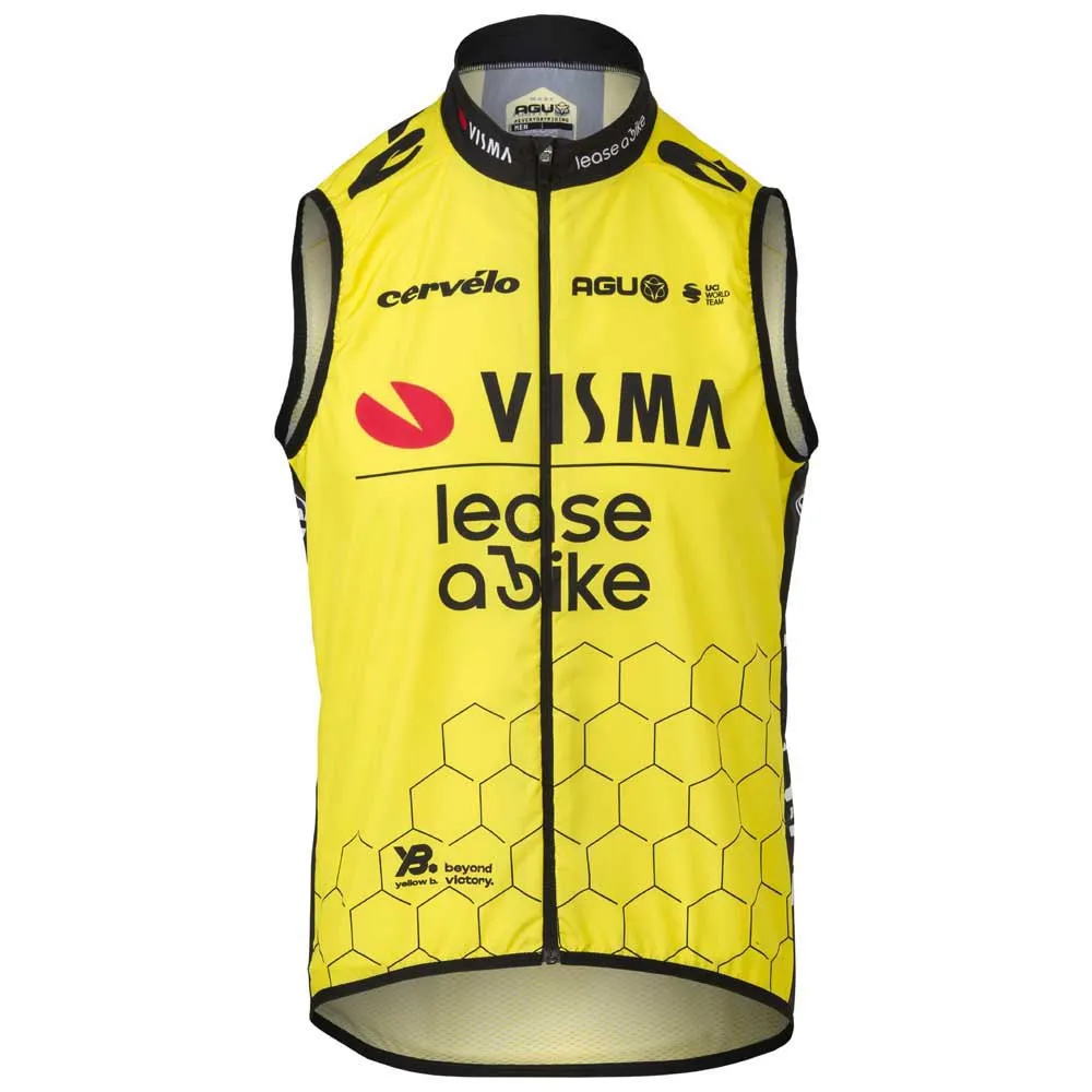 AGU Replica Visma | Lease A Bike 2024 Väst, Black / yellow
