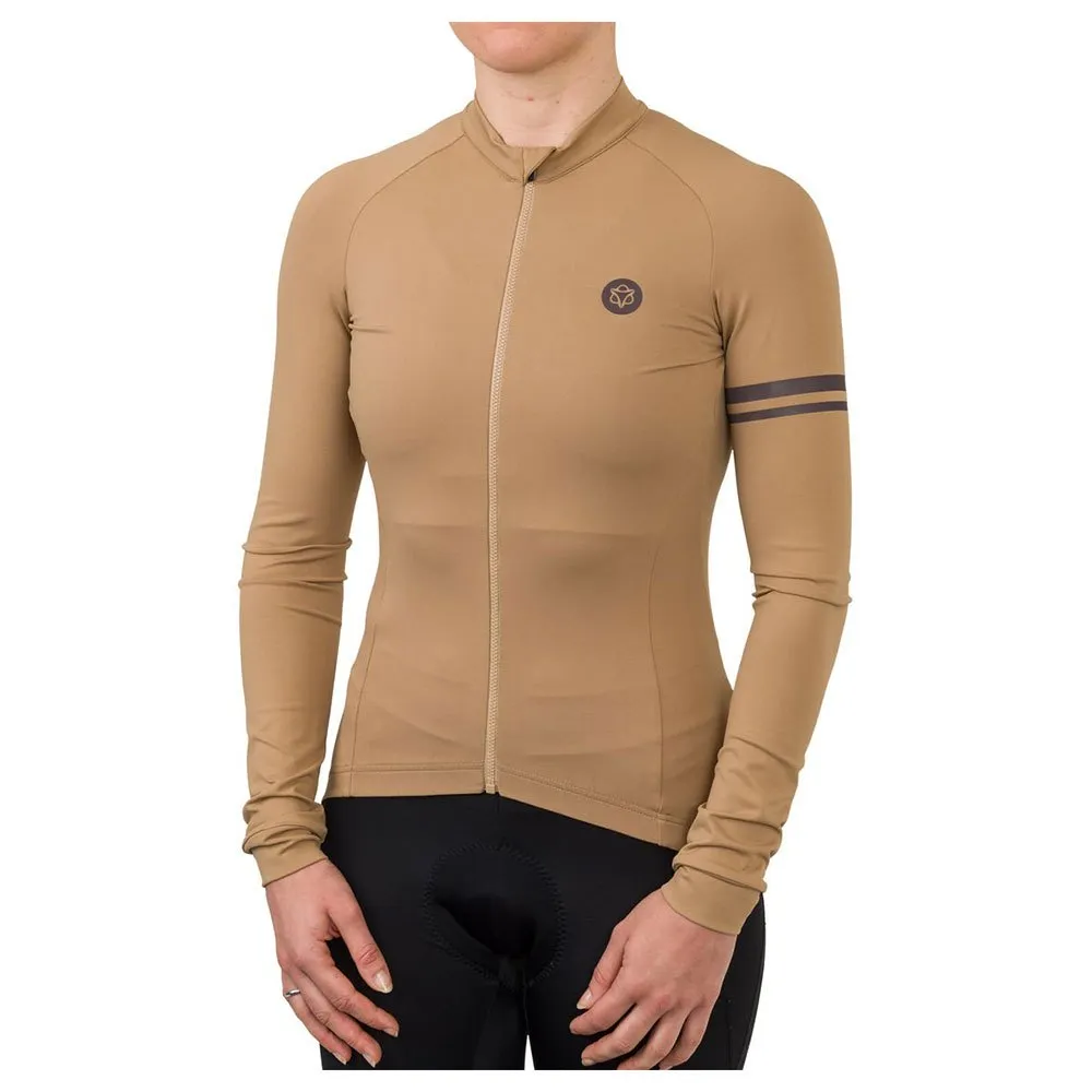 AGU Solid Dms Långärmad Trikå, Leather, XS