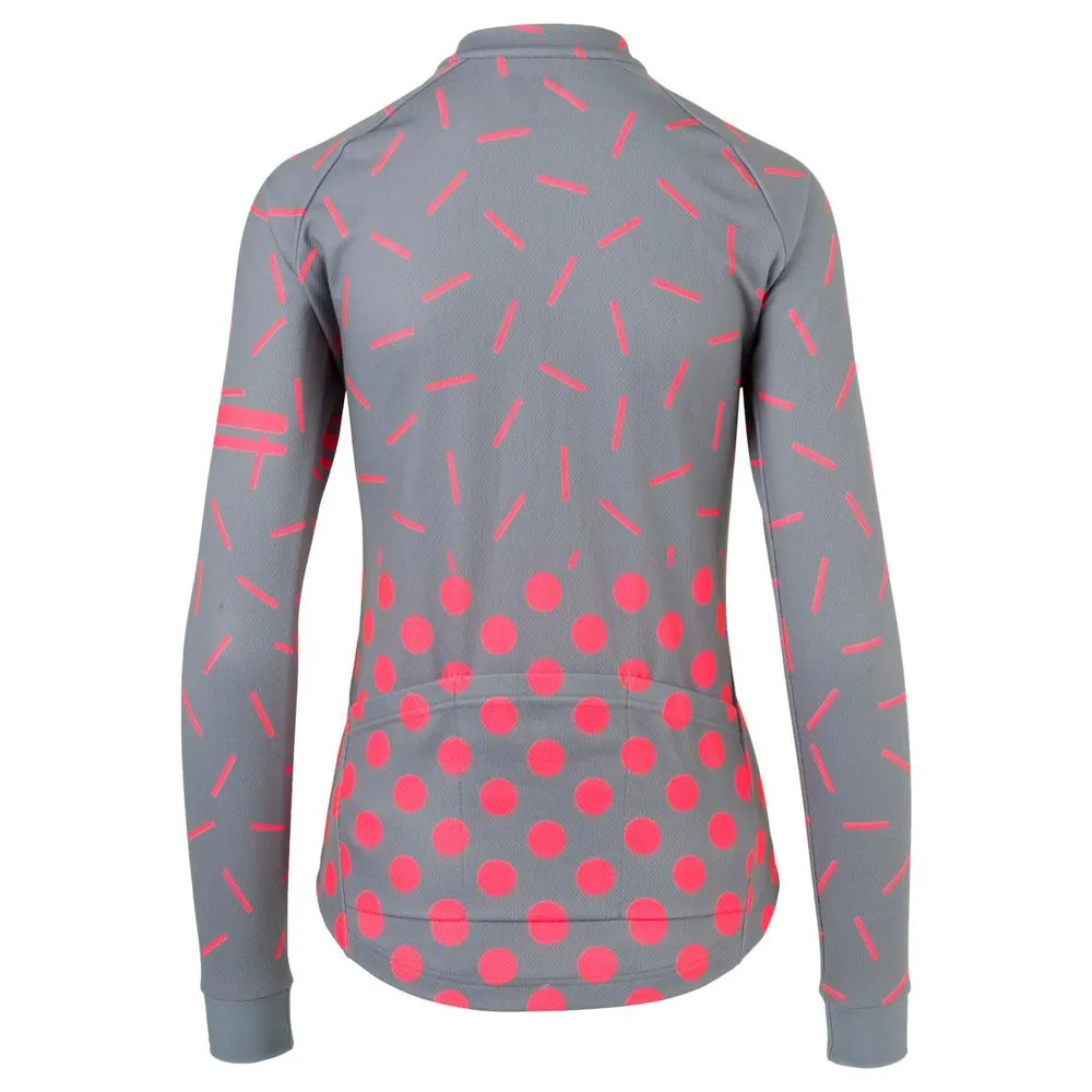 AGU Sprinkle Dot Essential Långärmad Trikå, Dove grey, S AGU Sprinkle Dot Essential Långärmad Trikå, Dove grey, S
