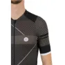 AGU Stripe Korta ärmar Cykeltröja, Black / grey, M