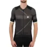 AGU Stripe Korta ärmar Cykeltröja, Black / grey, M