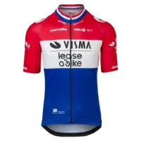 AGU Visma | Lease A Bike Replica Dutch Champion 2024 Korta ärmar Cykeltröja AGU Visma | Lease A Bike Replica Dutch Champion 2024 Korta ärmar Cykeltröja