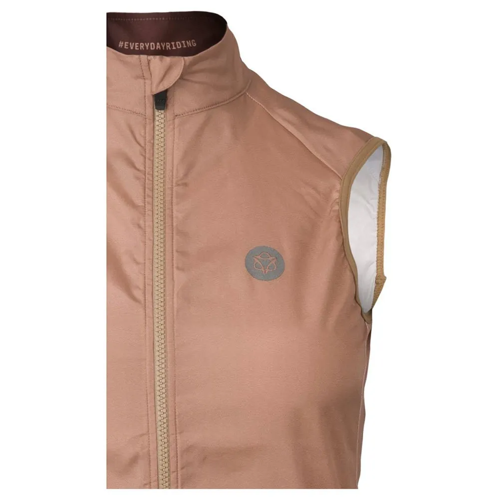 AGU Wind Leather Väst, Brown