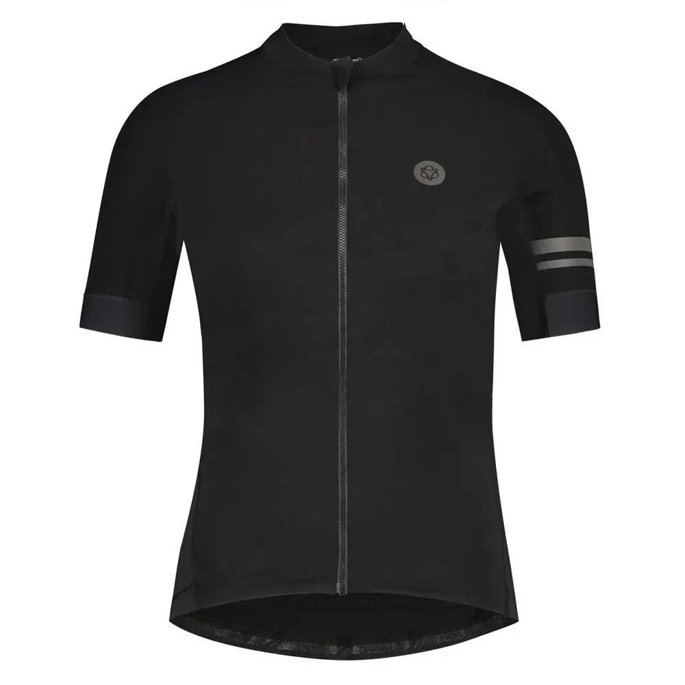 AGU Woven Premium Korta ärmar Cykeltröja, Black, XS