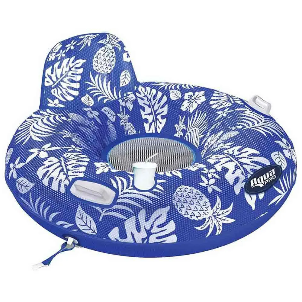 Aguapro Supreme Lake Tube Badmadrass unisex, Blue / white, 122cm