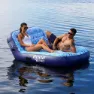 Aguapro Ultra Stoppad 2 Personers Komfortlounge unisex, Blue / white, 127 x 163cm