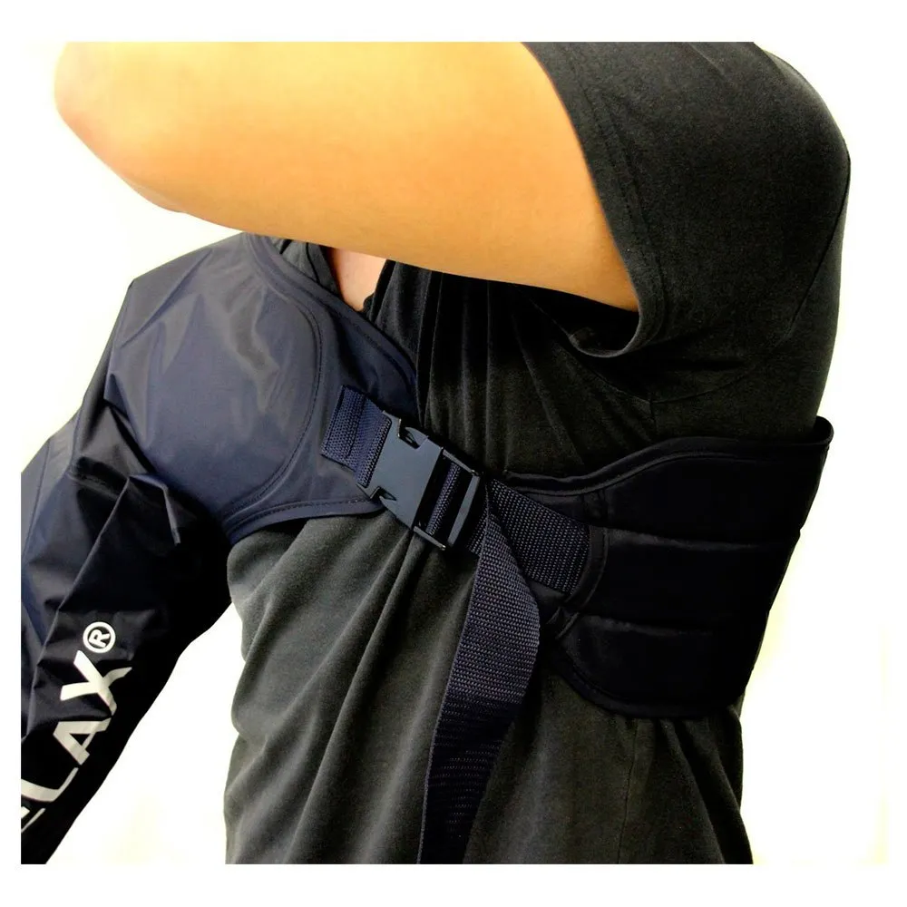 Air Relax Pressoterapi Arm Manschett, Navy blue / black, One Size