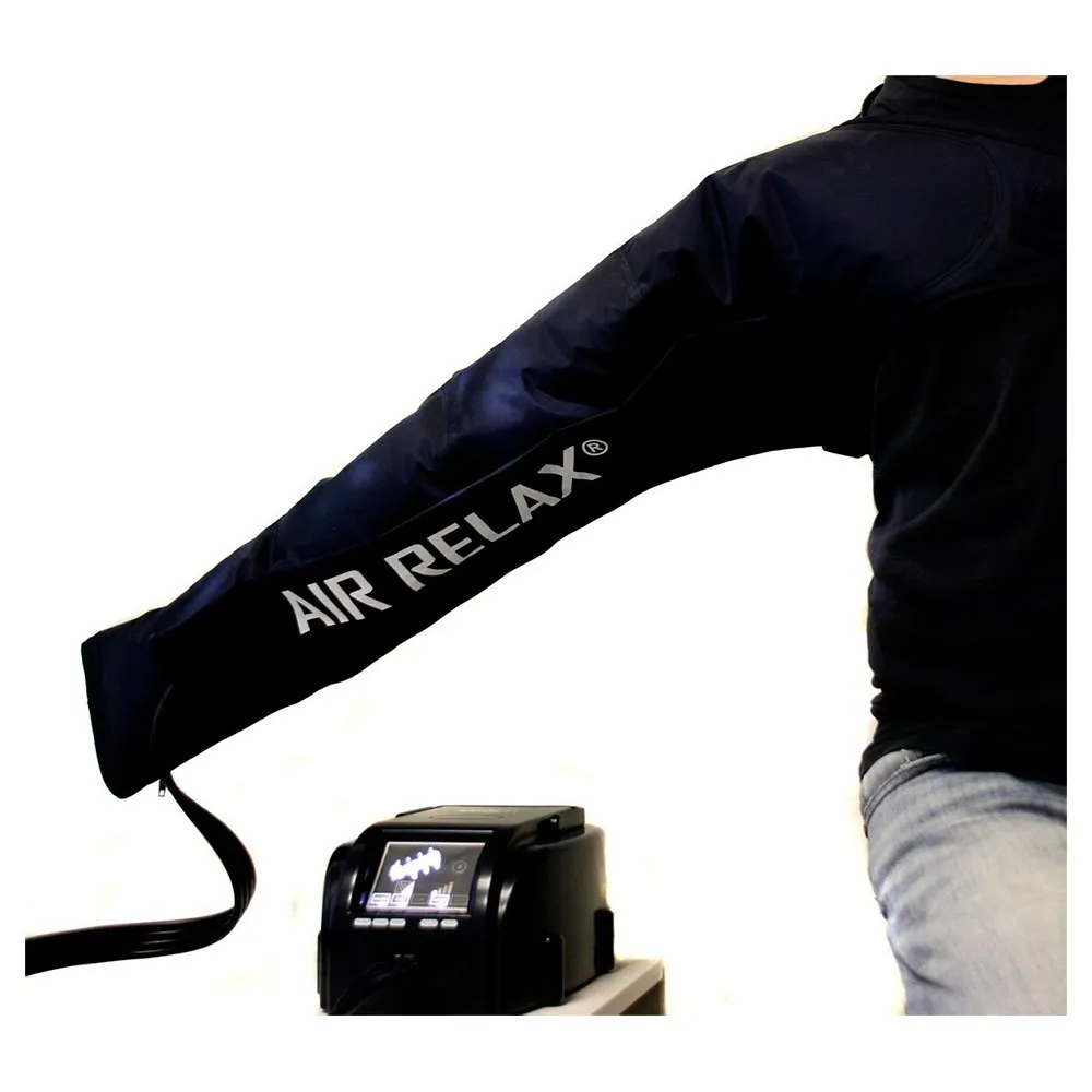 Air Relax Pressoterapi Arm Manschett, Navy blue / black, One Size