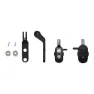 Akro Adapter Bak Garmin Varia 715 Lång Universal Cykellampafäste, Black, One Size