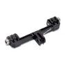Akro Dubbel Förlängare Fram Kombinerad Förlängare Universal Styre Cykelmontering 87mm, Black, One Size