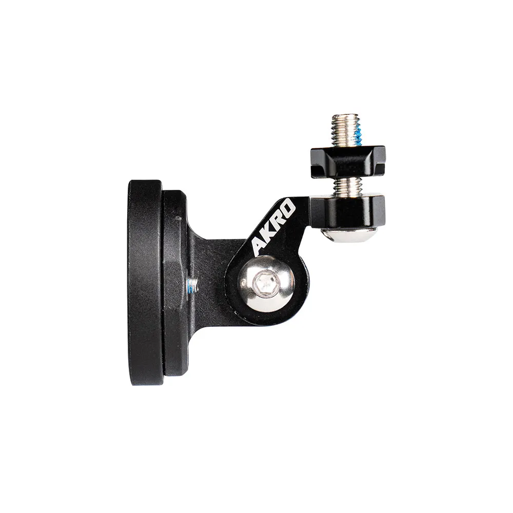 Akro Mount Saddle Rear Rail Universal Cykellampahållare, Black, One Size