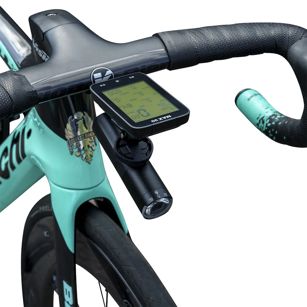 Akro Svart Dubbel Black Inc Ihs-integrerad Styrfäste För Cykling, Black, One Size
