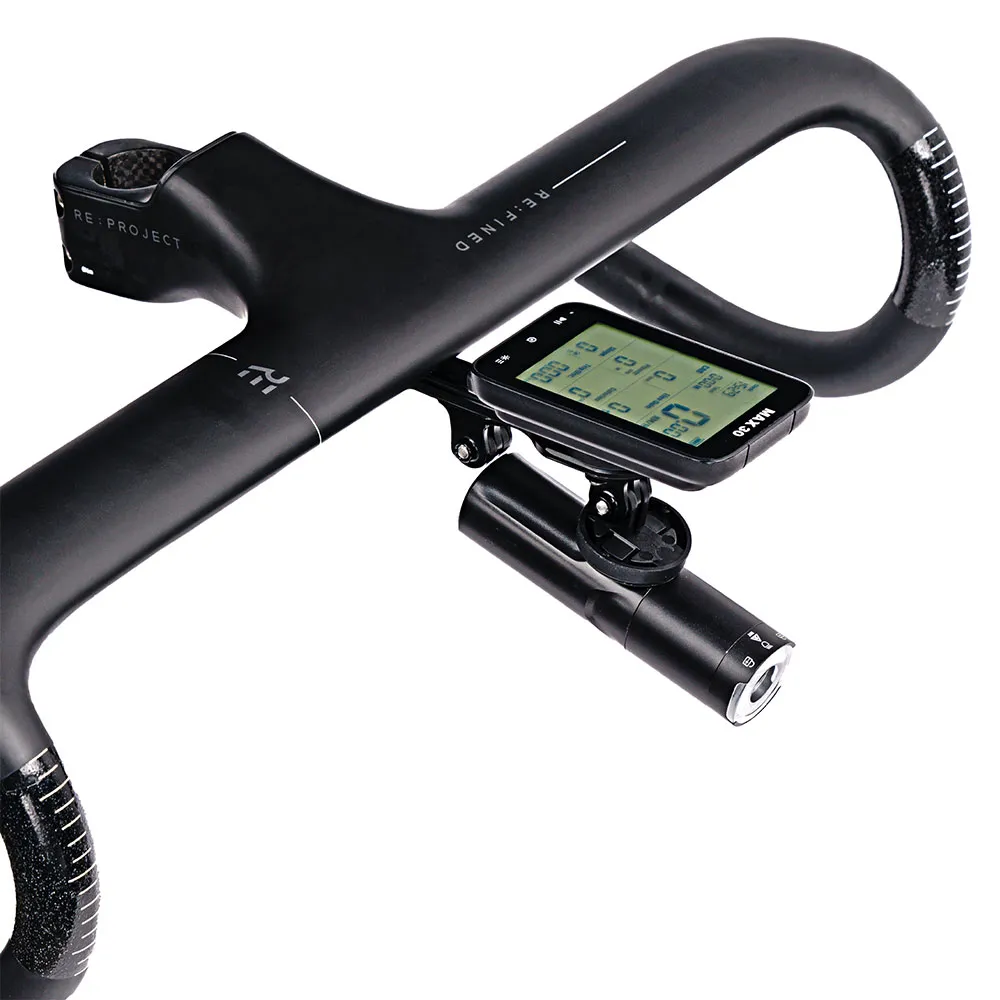 Akro Universellt Cykelstyrmontage Med Integrerad Trippel Barsked, Black, One Size