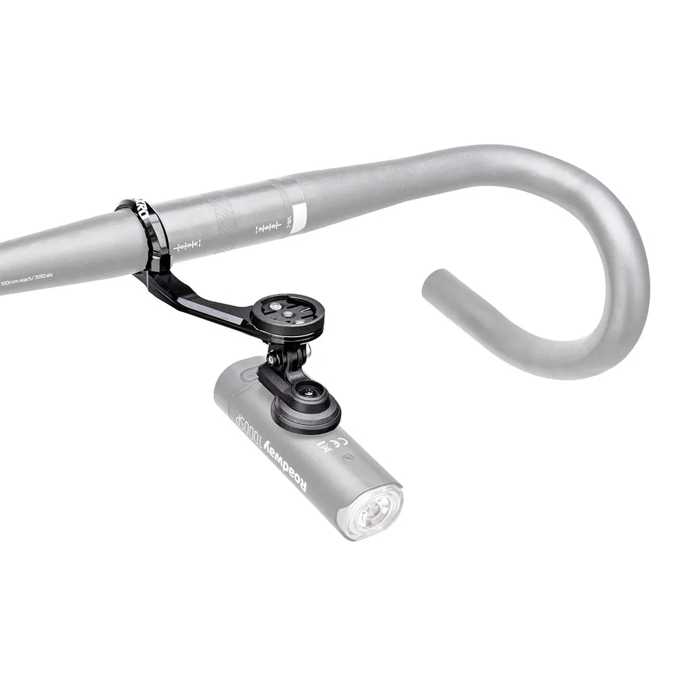 Akro Universellt Dubbelt Cykelstyrfäste, Black, One Size