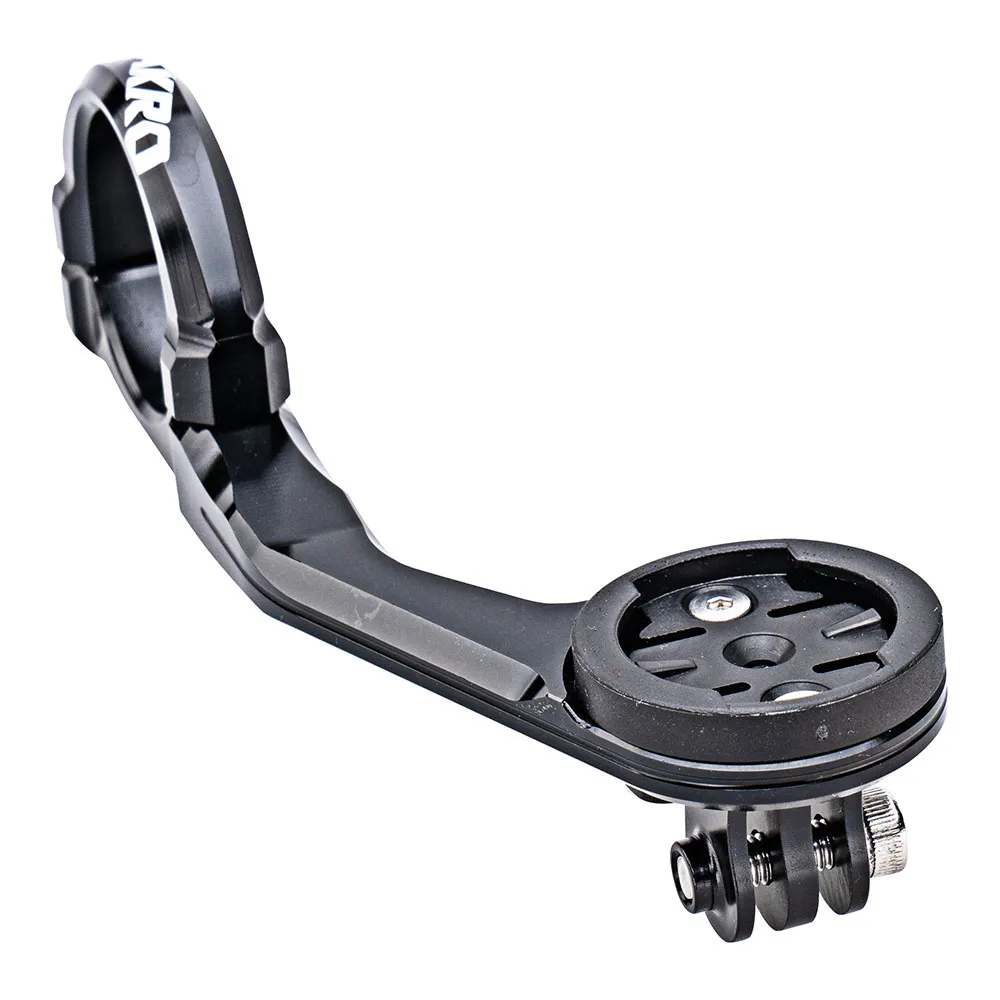 Akro Universellt Dubbelt Cykelstyrfäste, Black, One Size