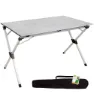 Aktive 110x70x70 Cm Aluminium Folding Bord, Aluminium, One Size