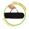Aktive 110x70x70 Cm Aluminium Folding Bord, Aluminium, One Size