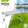Aktive 110x70x70 Cm Aluminium Folding Bord, Aluminium, One Size