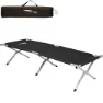 Aktive 190x64 Cm Camping Säng, Black, One Size