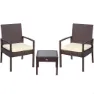 Aktive 2 Fåtöljer Med Bord unisex, Black, One Size