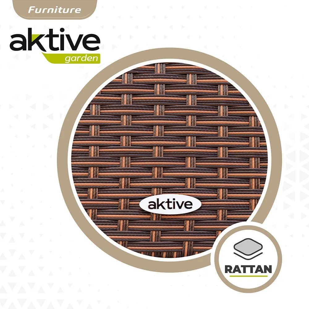 Aktive 2 Fåtöljer Med Bord unisex, Black, One Size