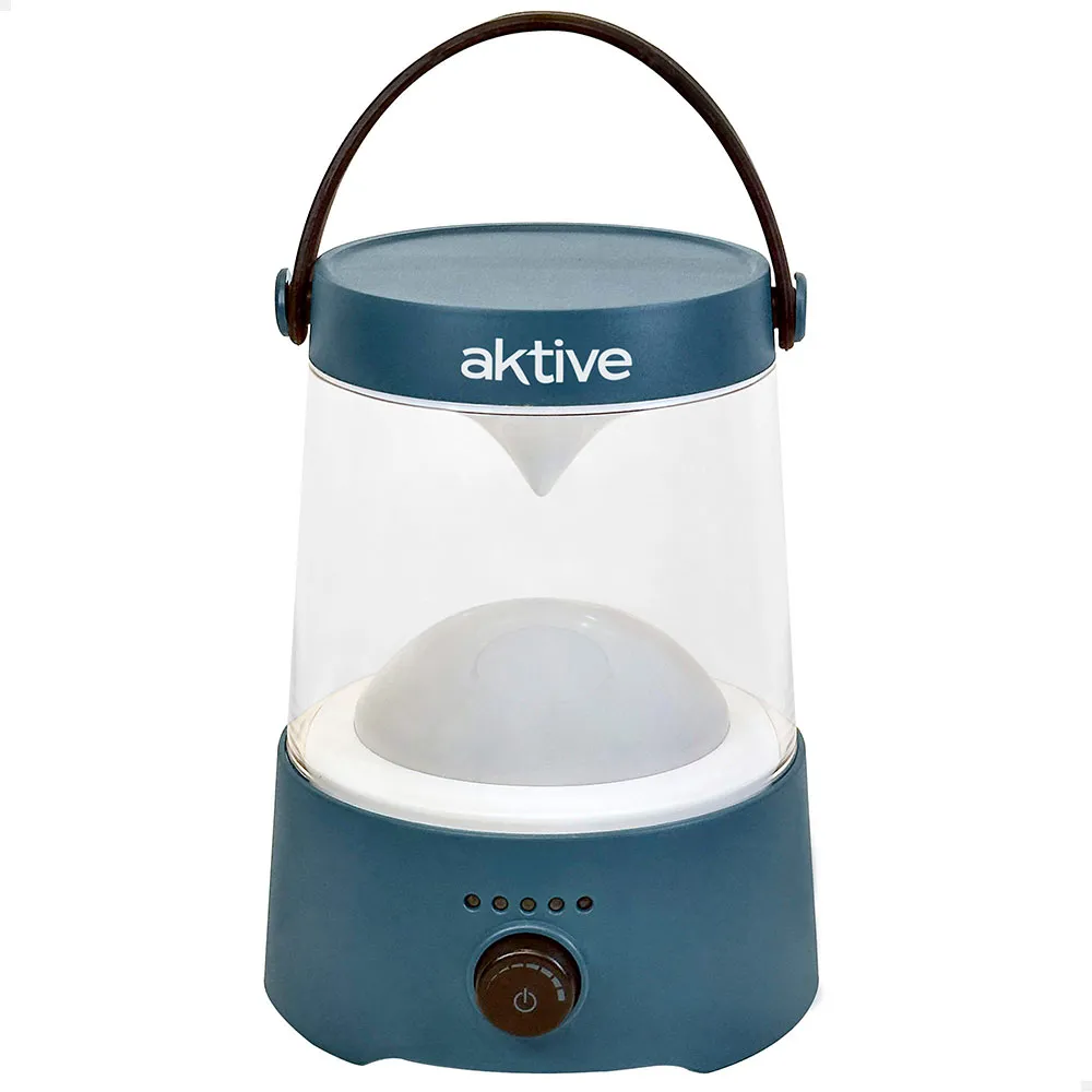 Aktive 2-i-1 63077 Led-campinglampa Usb-uppladdningsbar Dimbar 400 Lumens, Multicolour, One Size