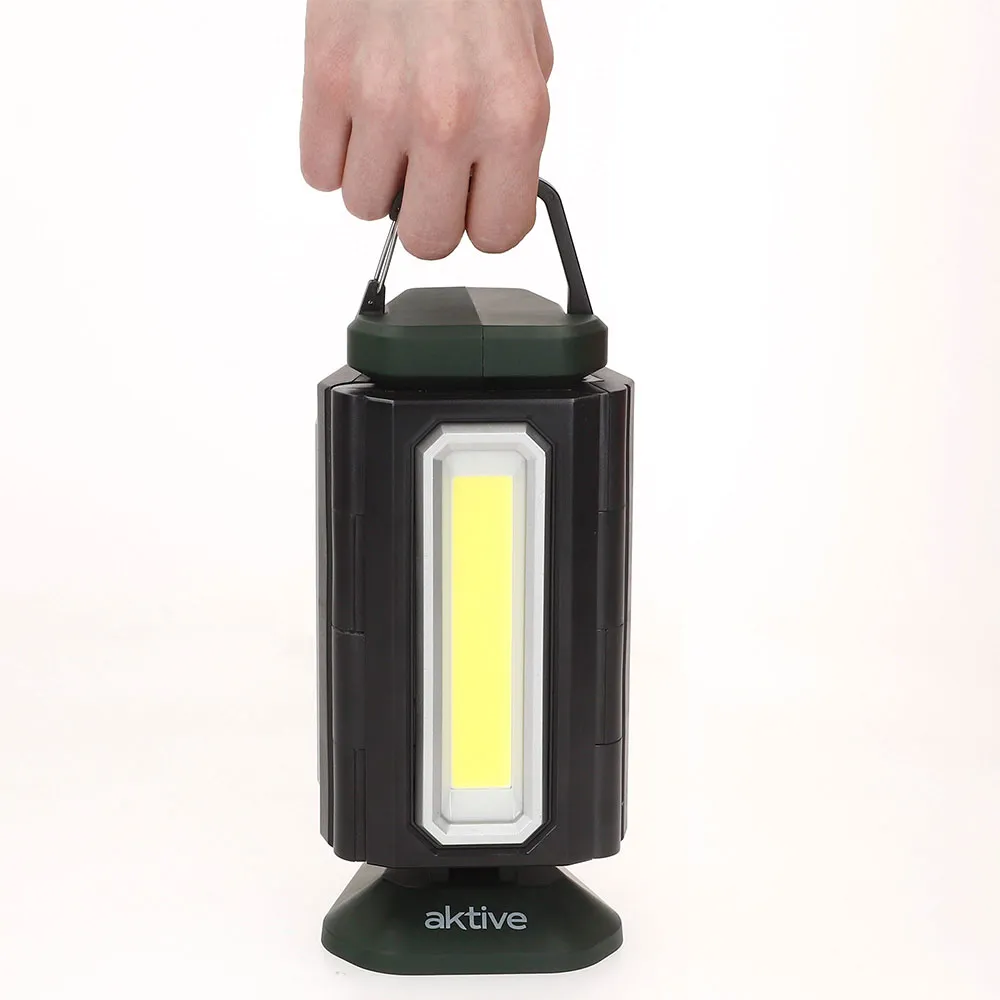 Aktive 3-i-1 61568 Trippel Utomhus-led-spotlight Usb Och Powerbank 1500 Lumens, Multicolour, One Size