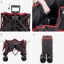 Aktive 360º Fällbart Vagnsbord unisex, Black / red, One Size