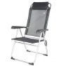 Aktive 44.5x55x103 Cm Aluminium Multipositions Hopfällbar Stol unisex, Grey, One Size