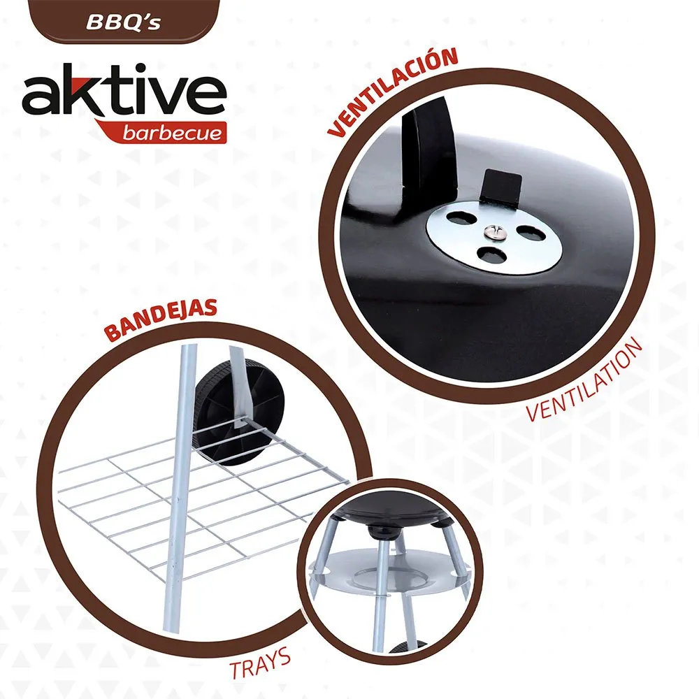 Aktive 46 Cm Grill unisex, Black, One Size Aktive 46 Cm Grill unisex, Black, One Size