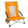 Aktive 46x51x67 Cm Låg Hopfällbar Stol I Aluminium unisex, Orange, One Size