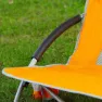 Aktive 46x51x67 Cm Låg Hopfällbar Stol I Aluminium unisex, Orange, One Size