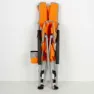 Aktive 46x51x67 Cm Låg Hopfällbar Stol I Aluminium unisex, Orange, One Size