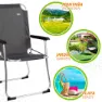 Aktive 54x57x91 Cm Folding Stol, Black, One Size
