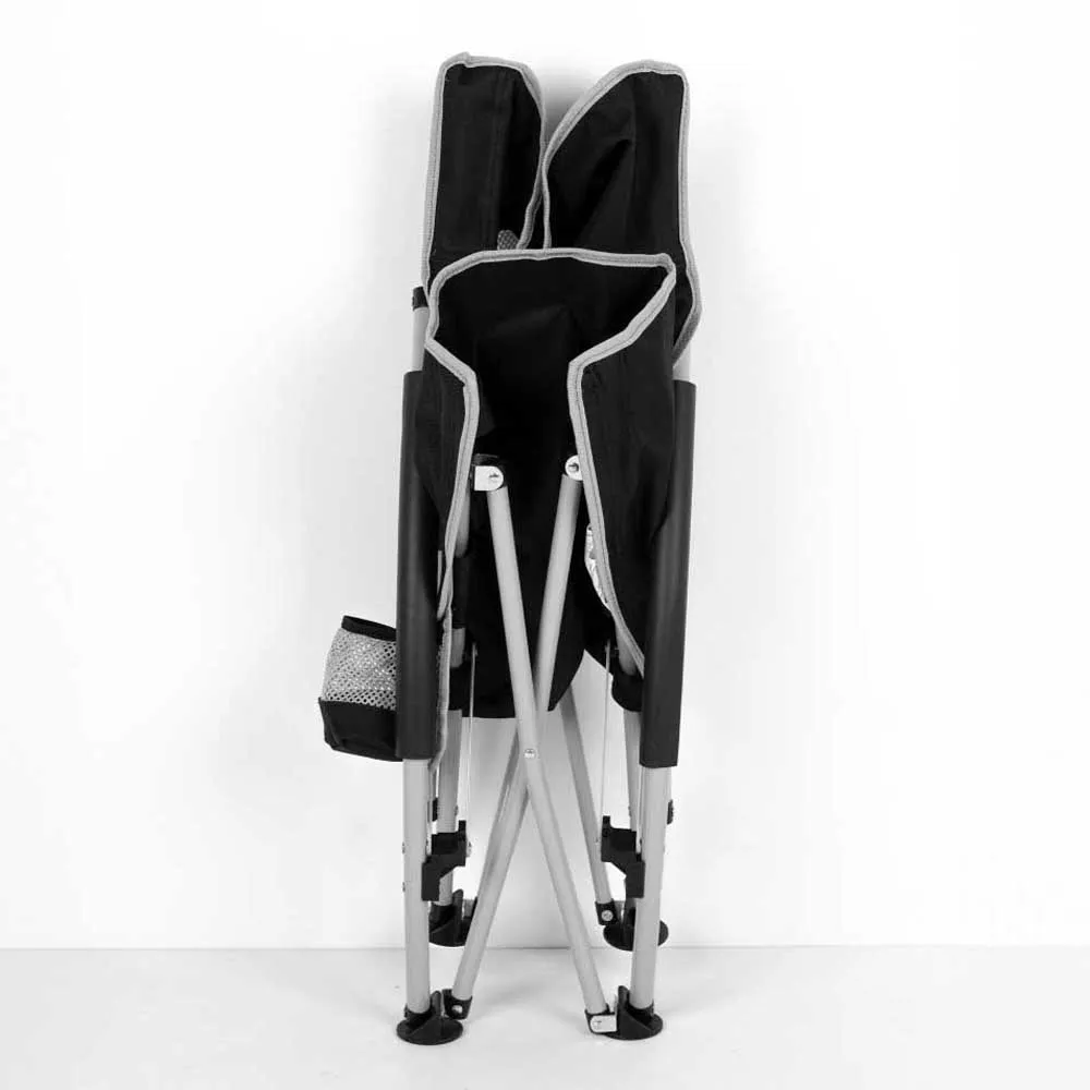 Aktive 56x51x67 Cm Låg Hopfällbar Stol I Aluminium unisex, Black, One Size Aktive 56x51x67 Cm Låg Hopfällbar Stol I Aluminium unisex, Black, One Size