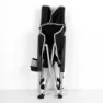 Aktive 56x51x67 Cm Låg Hopfällbar Stol I Aluminium unisex, Black, One Size