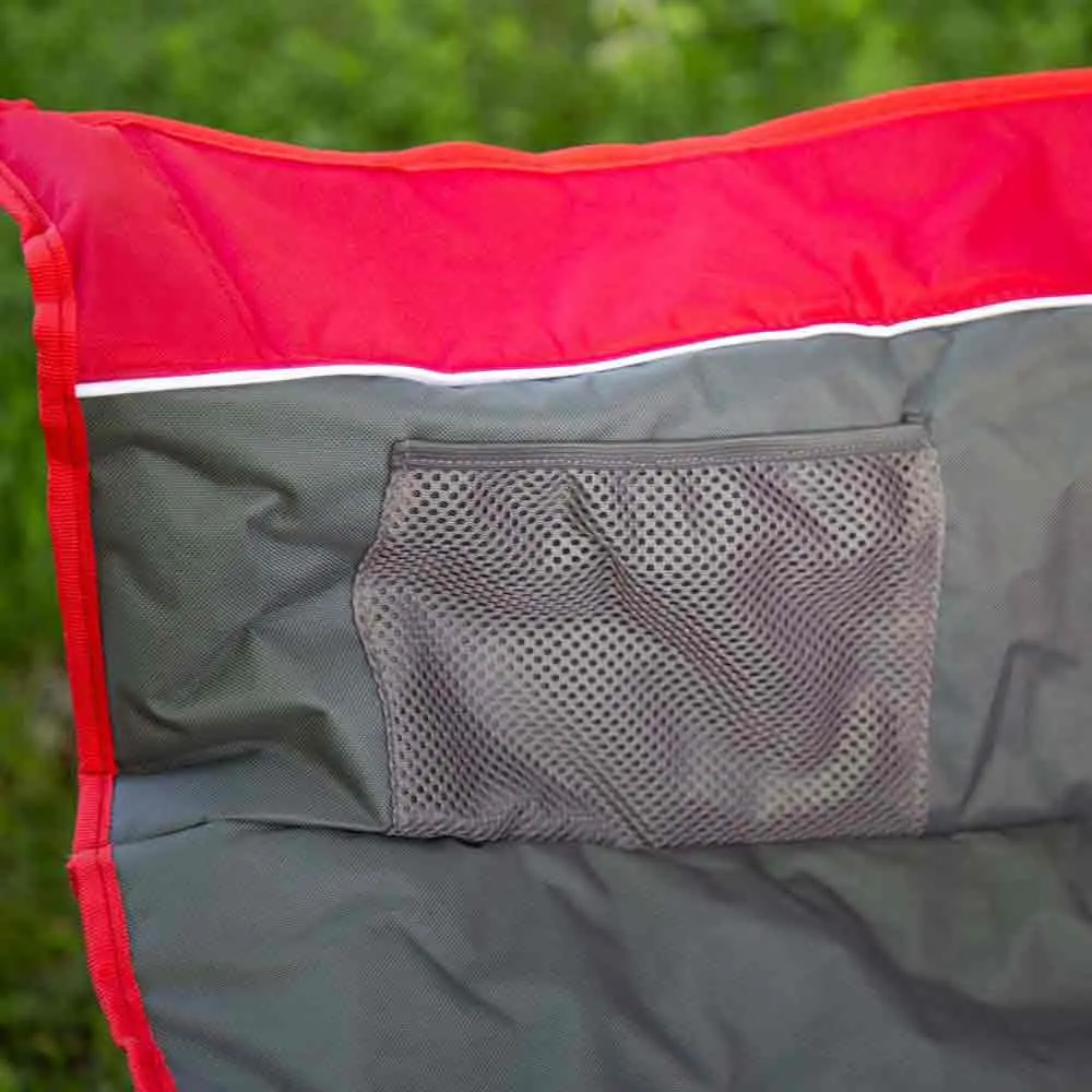 Aktive 57x100x97 Cm Rocking Stol, Grey / red, One Size